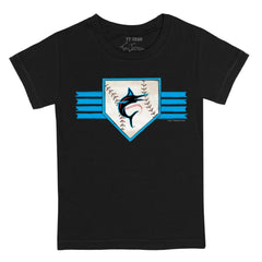 Miami Marlins Tiny Turnip Youth Base Stripe T-Shirt Near Me