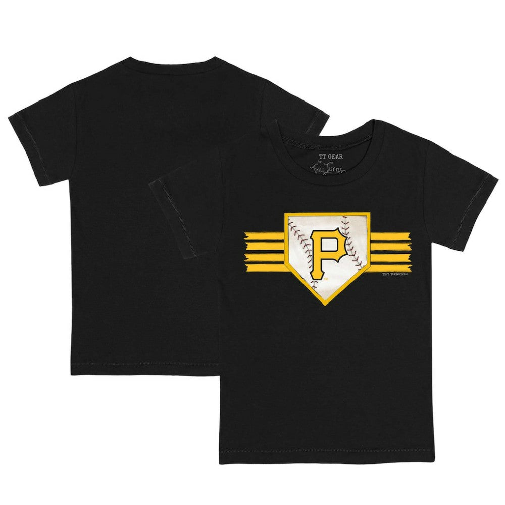Pittsburgh Pirates Tiny Turnip Youth Base Stripe T-Shirt Near Me