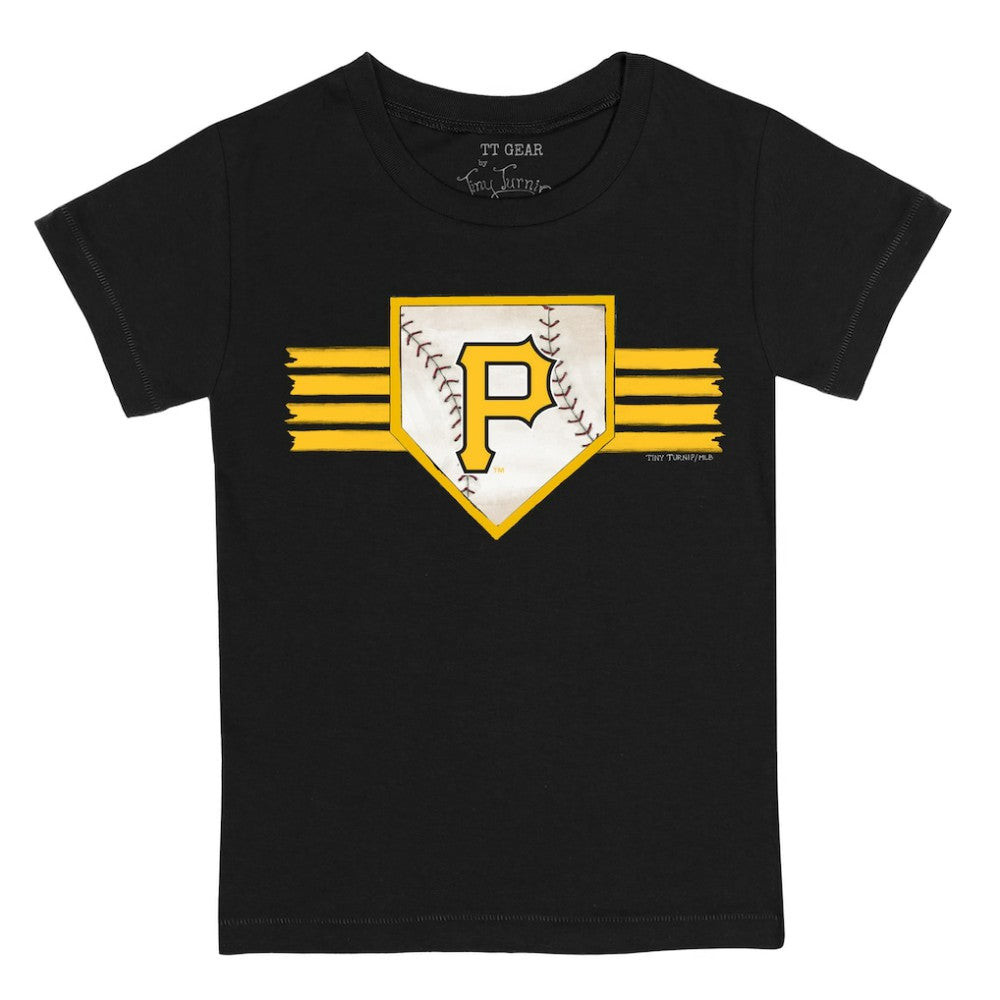 Pittsburgh Pirates Tiny Turnip Youth Base Stripe T-Shirt Near Me