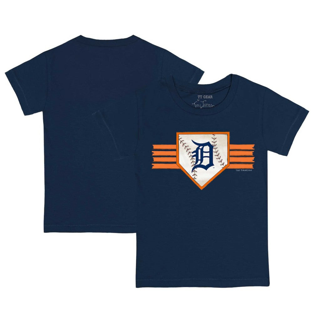 Detroit Tigers Tiny Turnip Youth Base Stripe T-Shirt Sale