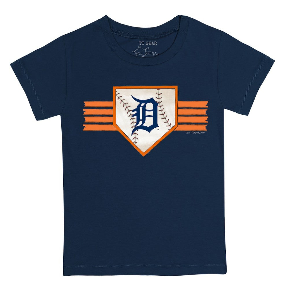 Detroit Tigers Tiny Turnip Youth Base Stripe T-Shirt Sale