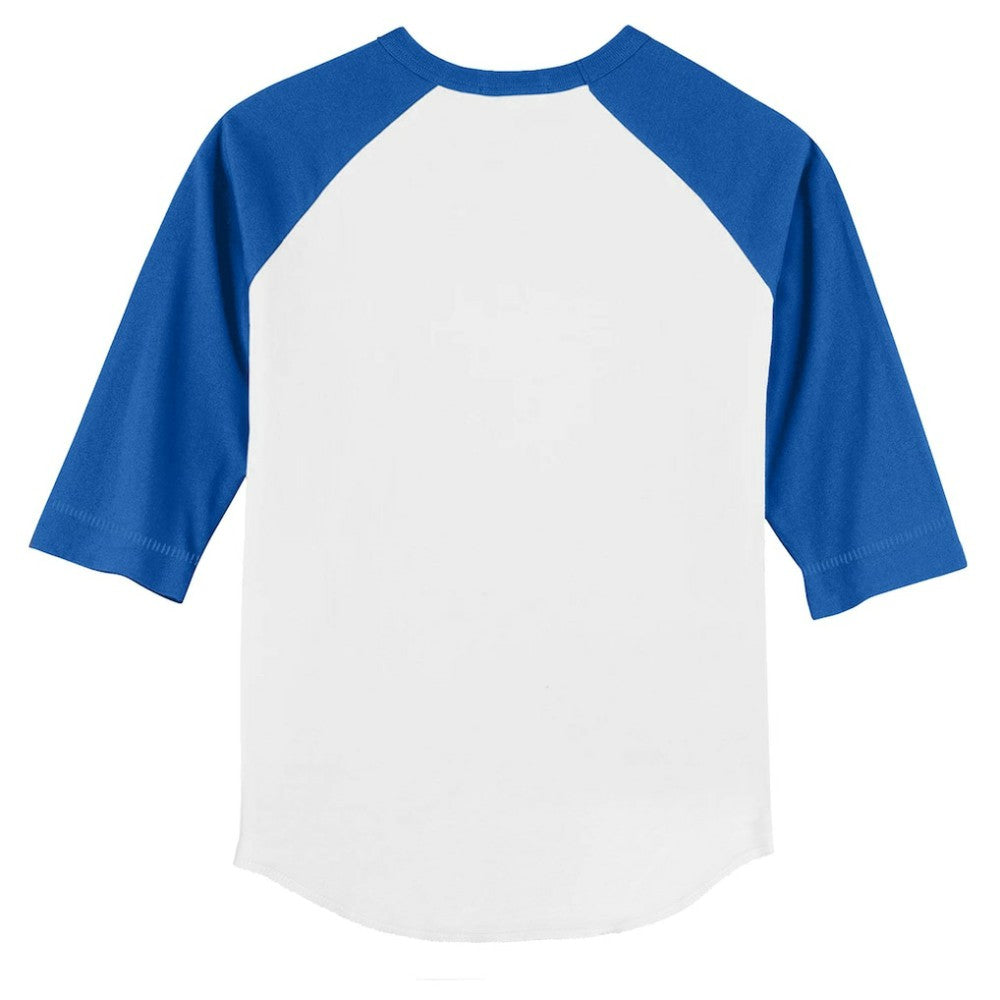 Chicago Cubs Tiny Turnip Youth Base Stripe 3/4-Sleeve Raglan T-Shirt Sale