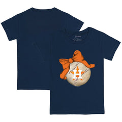 Houston Astros Tiny Turnip Youth Baseball Bow T-Shirt Sale