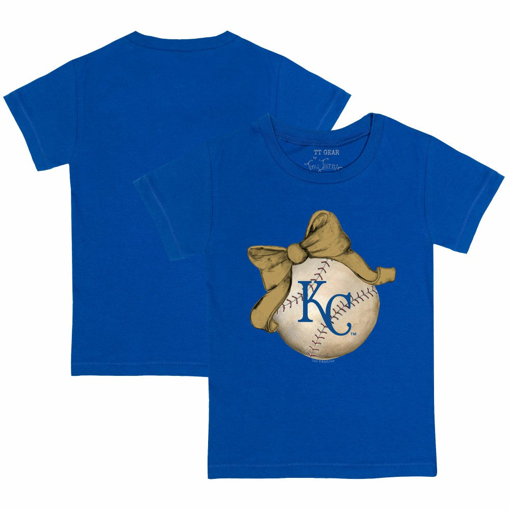 Kansas City Royals Tiny Turnip Youth Baseball Bow T-Shirt Near Me