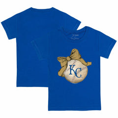 Kansas City Royals Tiny Turnip Youth Baseball Bow T-Shirt Near Me