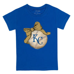 Kansas City Royals Tiny Turnip Youth Baseball Bow T-Shirt Near Me