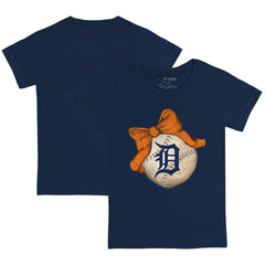 Detroit Tigers Tiny Turnip Youth Baseball Bow T-Shirt Online
