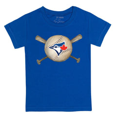 Toronto Blue Jays Tiny Turnip Youth Baseball Cross Bats T-Shirt Outlet