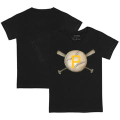 Pittsburgh Pirates Tiny Turnip Youth Baseball Cross Bats T-Shirt Outlet