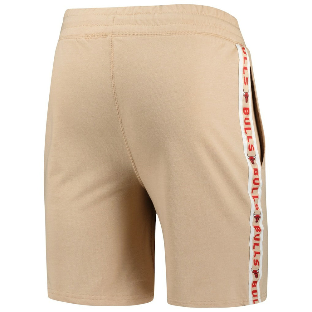 Chicago Bulls Concepts Sport Team Stripe Shorts Tan