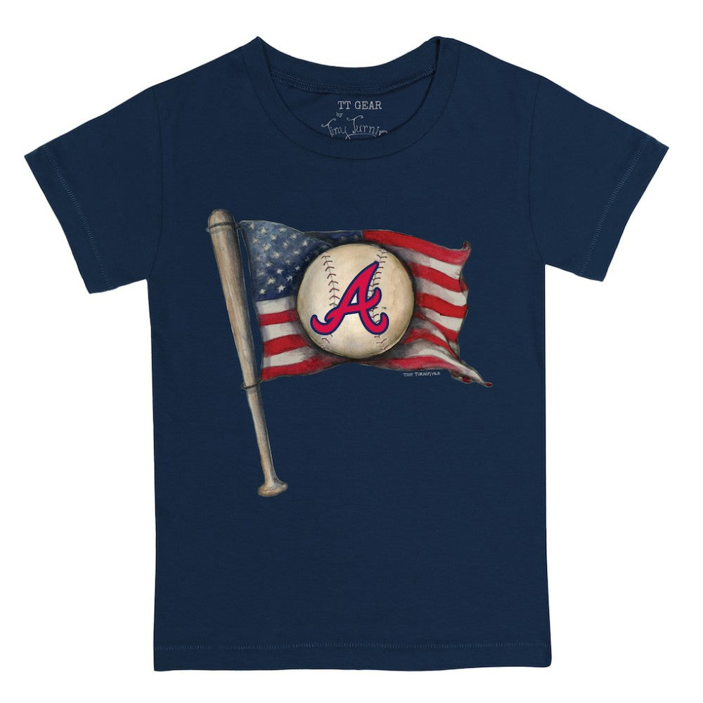Atlanta Braves Tiny Turnip Youth Baseball Flag T-Shirt Online