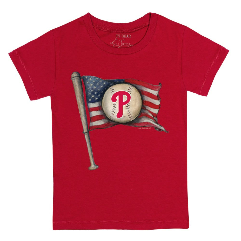 Philadelphia Phillies Tiny Turnip Youth Baseball Flag T-Shirt Online
