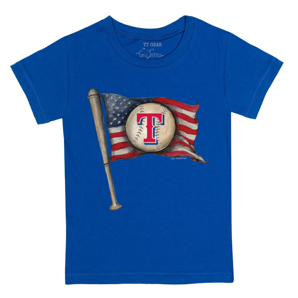 Texas Rangers Tiny Turnip Youth Baseball Flag T-Shirt Online