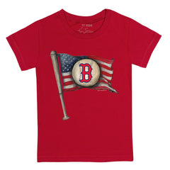 Boston Red Sox Tiny Turnip Youth Baseball Flag T-Shirt for sale