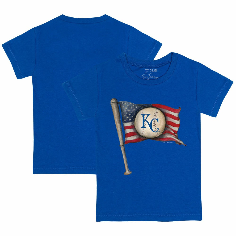 Kansas City Royals Tiny Turnip Youth Baseball Flag T-Shirt Outlet