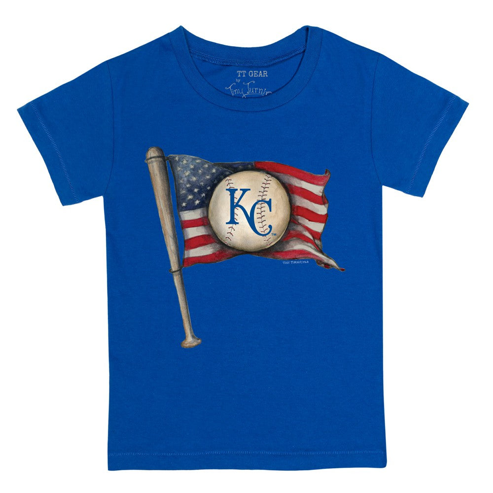 Kansas City Royals Tiny Turnip Youth Baseball Flag T-Shirt Outlet