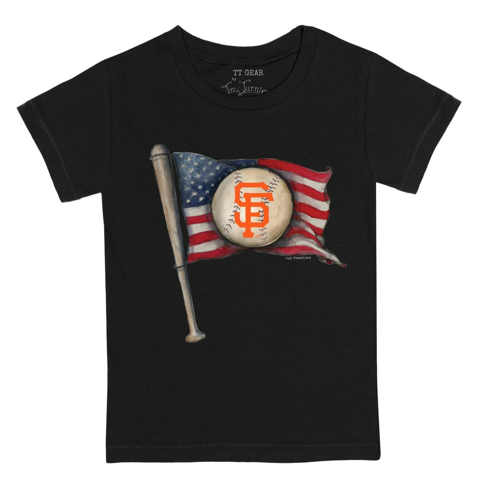San Francisco Giants Tiny Turnip Youth Baseball Flag T-Shirt Sale