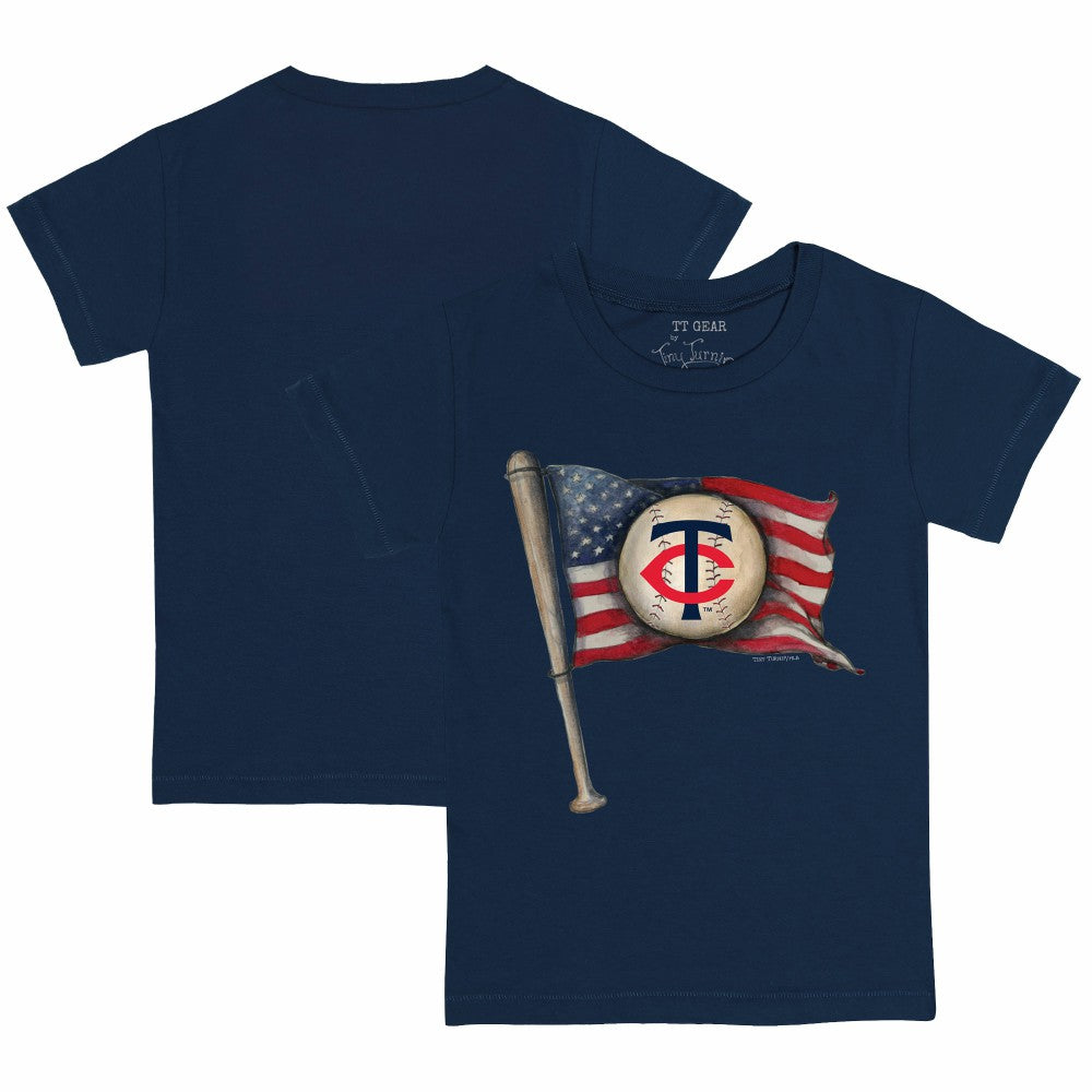 Minnesota Twins Tiny Turnip Youth Baseball Flag T-Shirt Sale