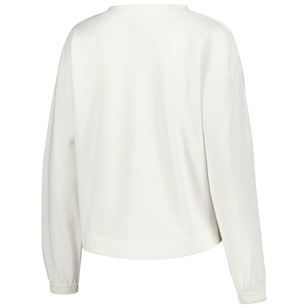Chicago Bulls Concepts Sport Women's Sunray Notch Neck Long Sleeve Top White