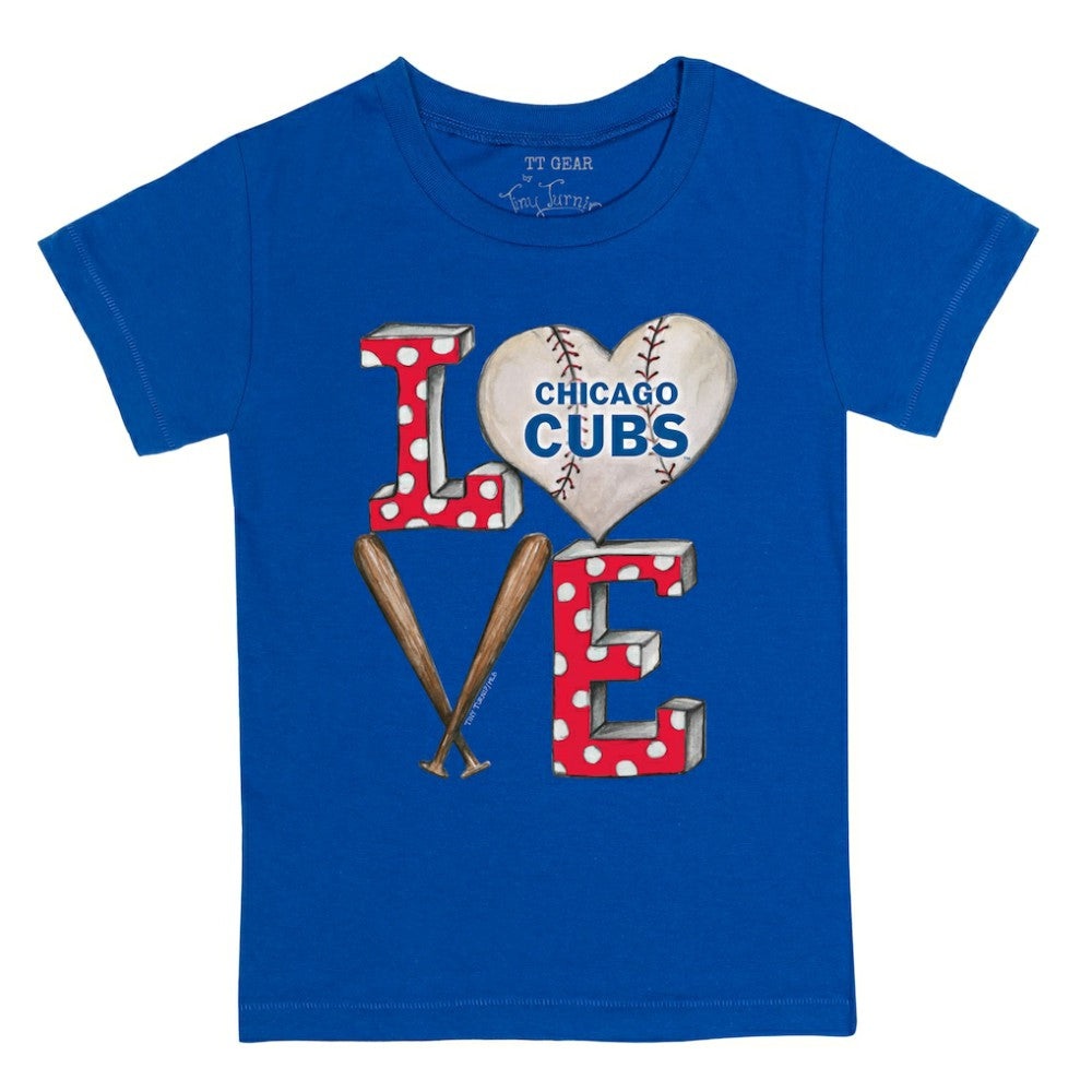Chicago Cubs Tiny Turnip Youth Baseball Love T-Shirt Online