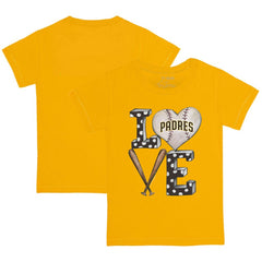 San Diego Padres Tiny Turnip Youth Baseball Love T-Shirt Outlet