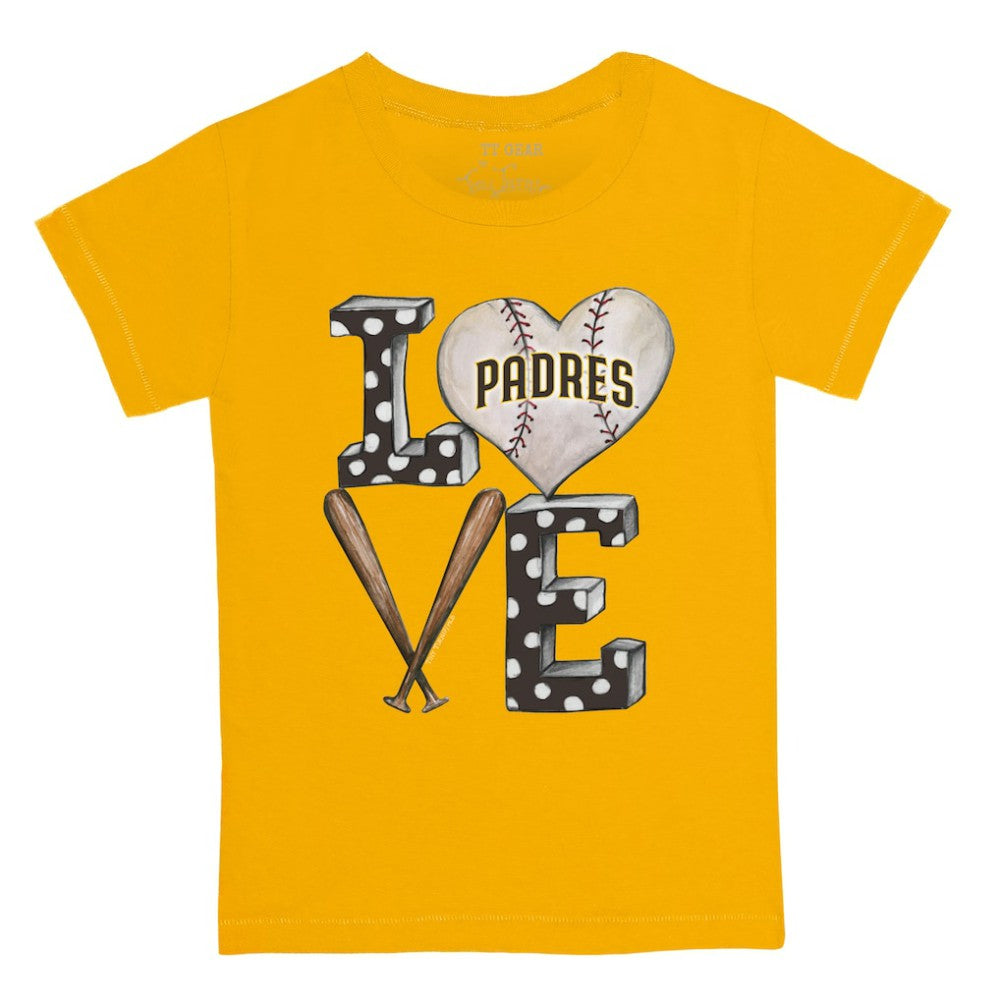 San Diego Padres Tiny Turnip Youth Baseball Love T-Shirt Outlet