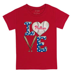 Philadelphia Phillies Tiny Turnip Youth Baseball Love T-Shirt Discount