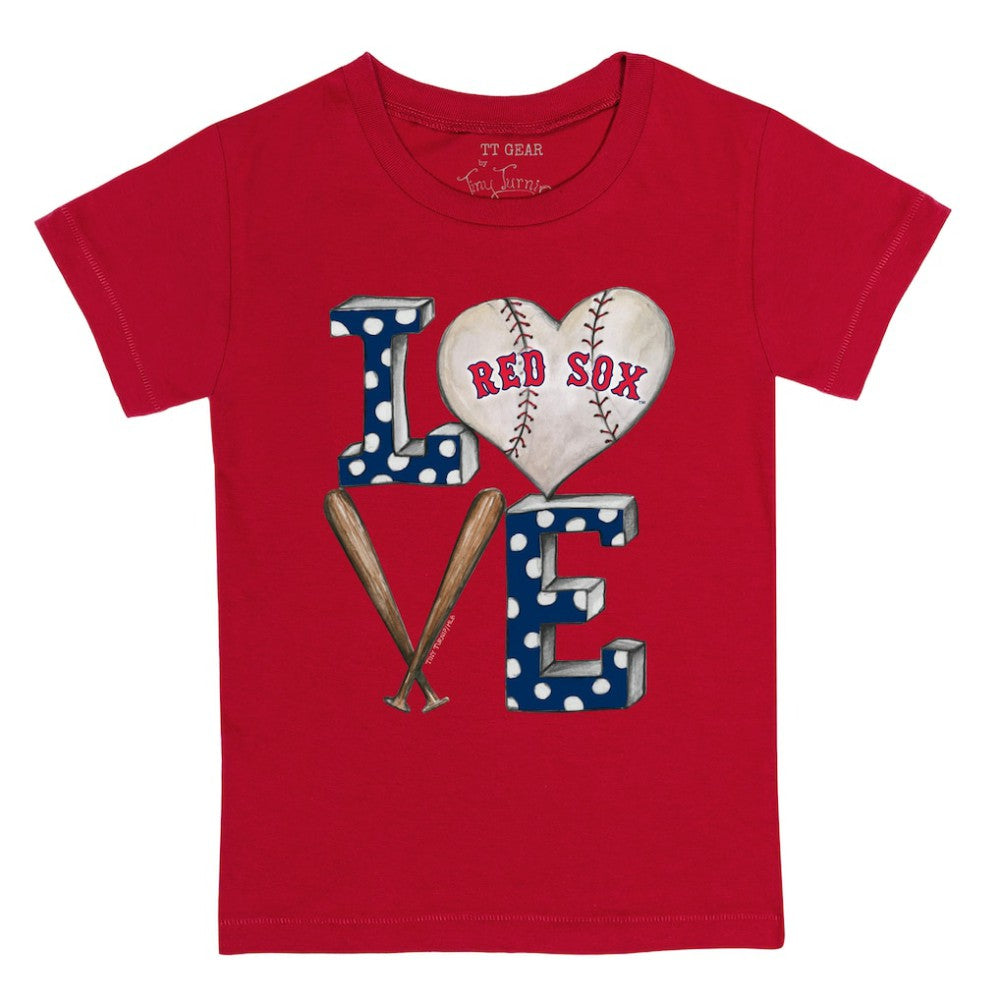 Boston Red Sox Tiny Turnip Youth Baseball Love T-Shirt Near Me