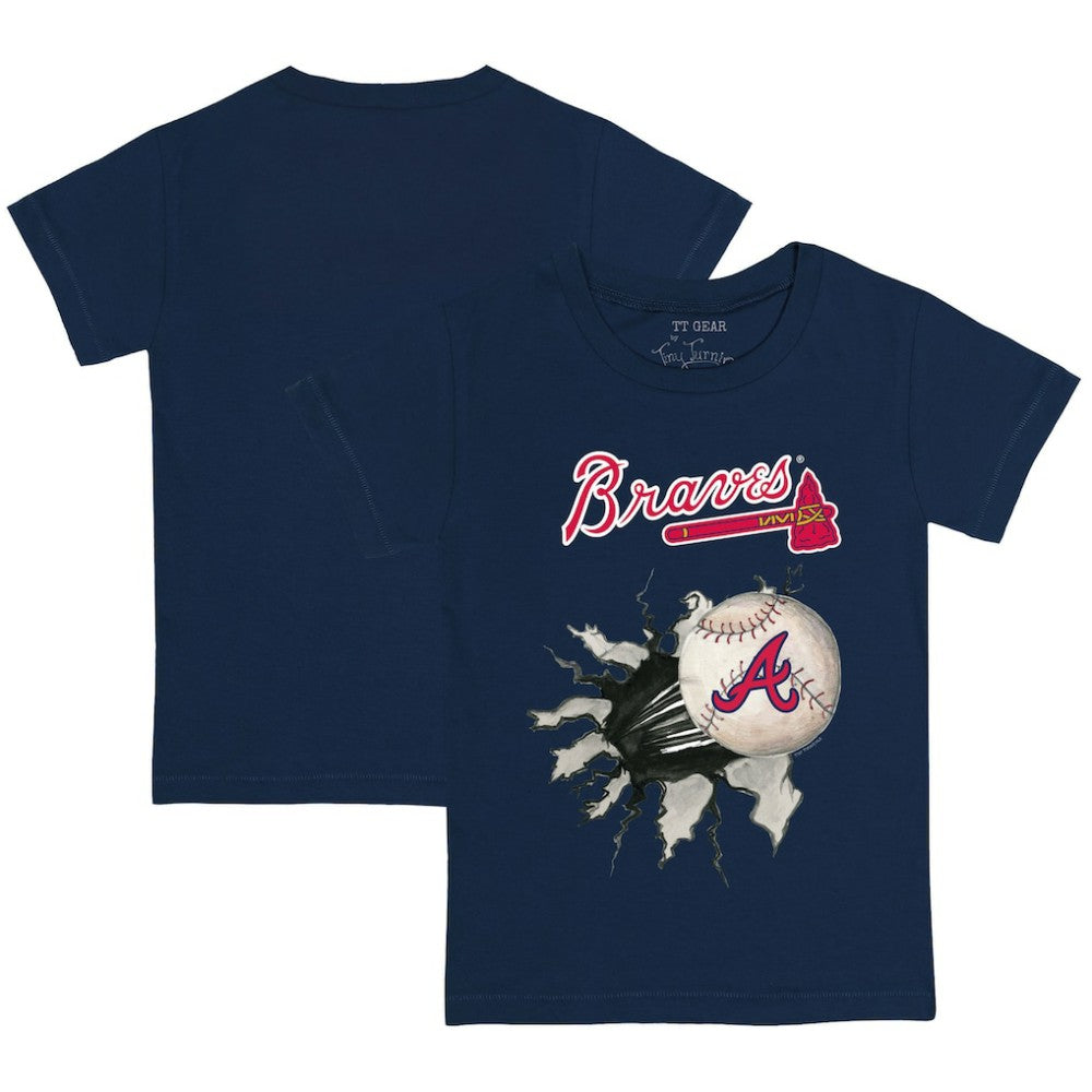 Atlanta Braves Tiny Turnip Youth Baseball Tear T-Shirt Outlet