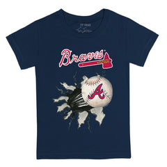 Atlanta Braves Tiny Turnip Youth Baseball Tear T-Shirt Outlet