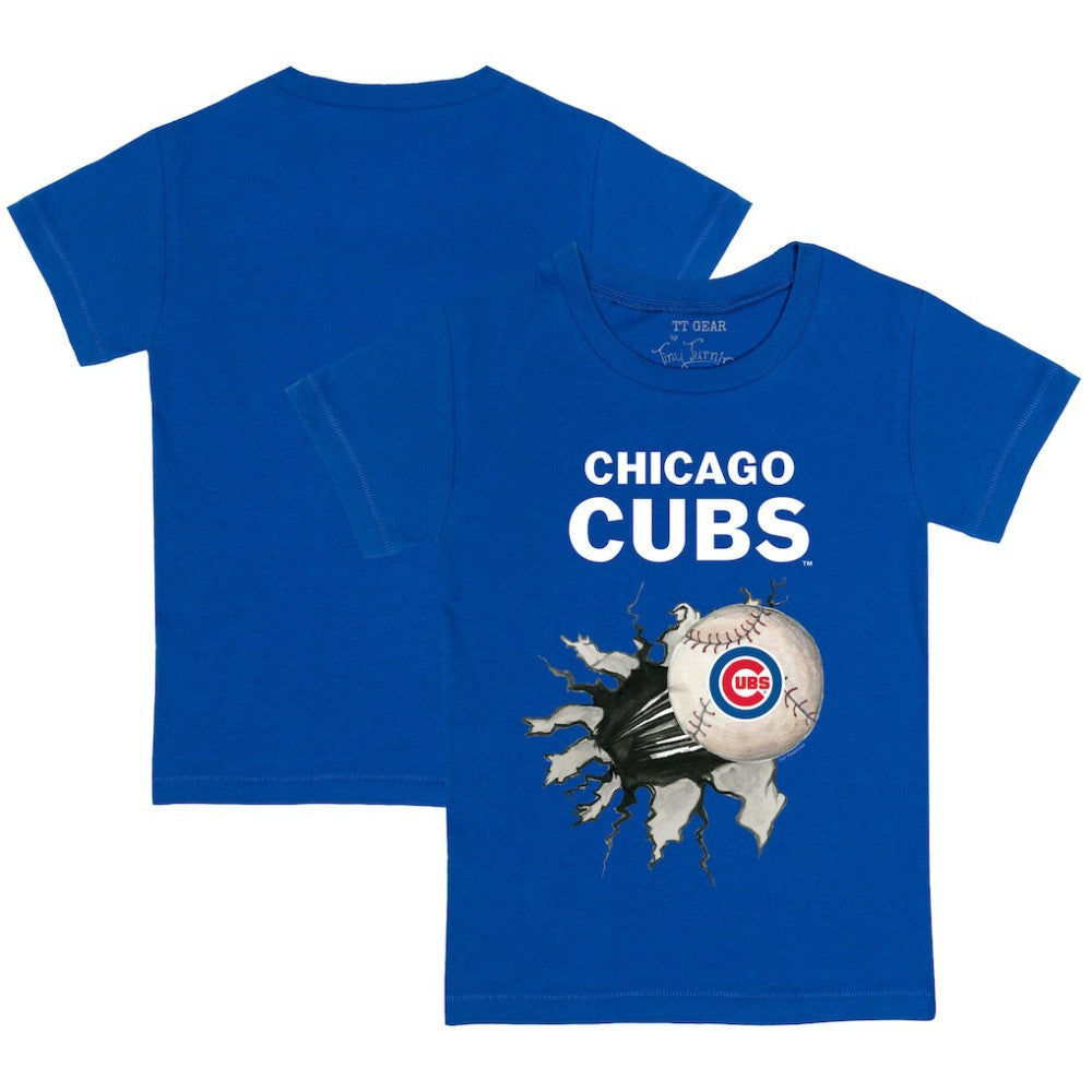 Chicago Cubs Tiny Turnip Youth Baseball Tear T-Shirt Outlet