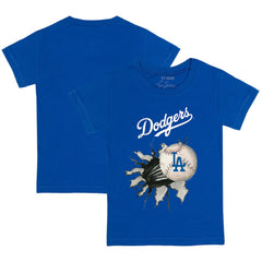 Los Angeles Dodgers Tiny Turnip Youth Baseball Tear T-Shirt Near Me
