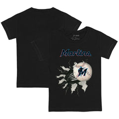 Miami Marlins Tiny Turnip Youth Baseball Tear T-Shirt for sale