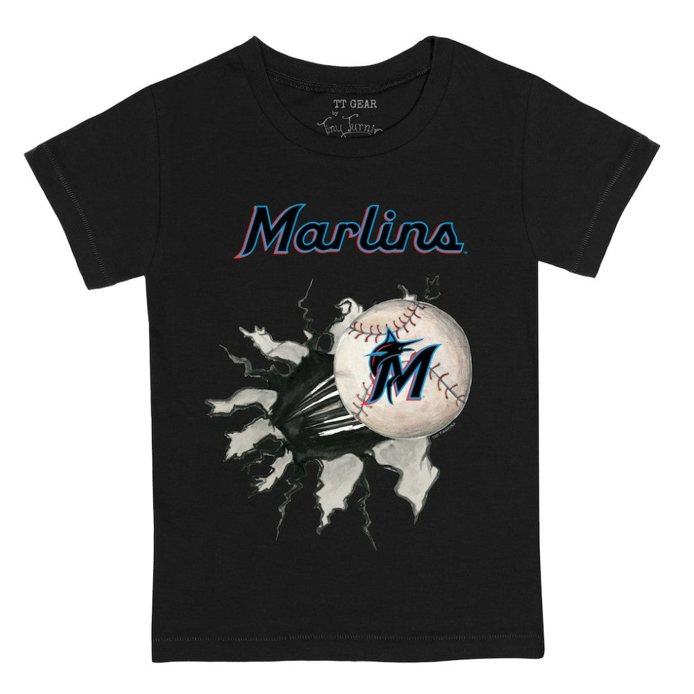 Miami Marlins Tiny Turnip Youth Baseball Tear T-Shirt for sale