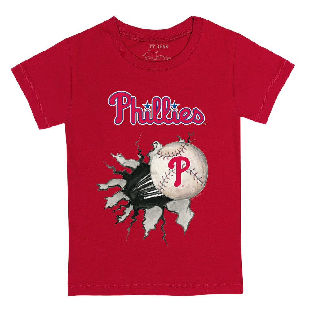 Philadelphia Phillies Tiny Turnip Youth Baseball Tear T-Shirt for sale