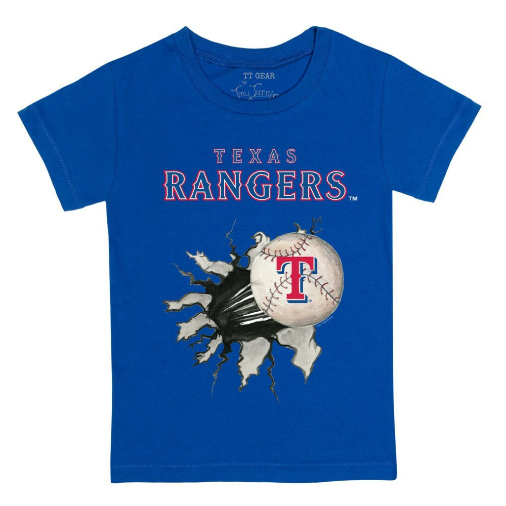 Texas Rangers Tiny Turnip Youth Baseball Tear T-Shirt Outlet