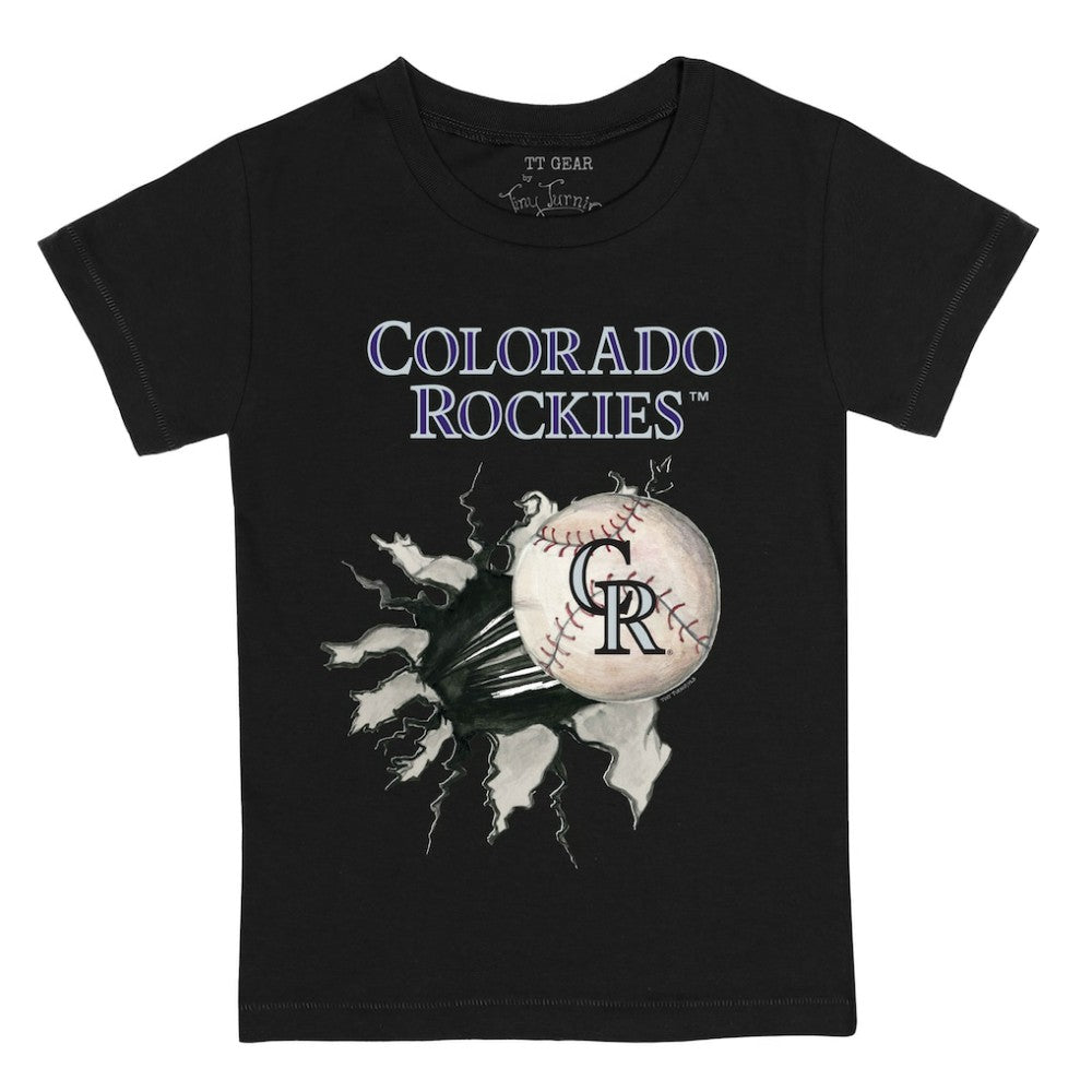 Colorado Rockies Tiny Turnip Youth Baseball Tear T-Shirt Online