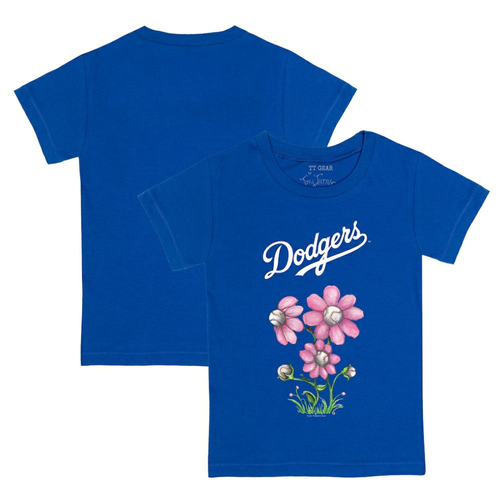 Los Angeles Dodgers Tiny Turnip Youth Blooming Baseballs T-Shirt Discount