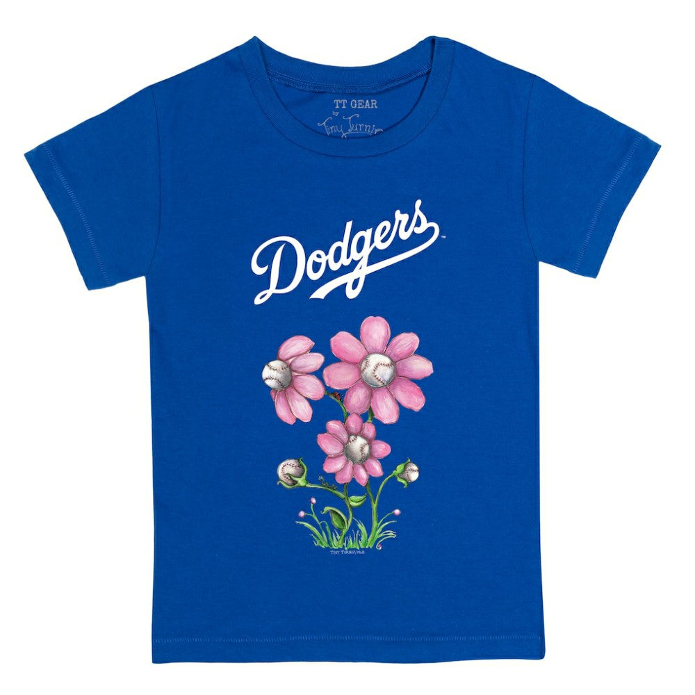 Los Angeles Dodgers Tiny Turnip Youth Blooming Baseballs T-Shirt Discount