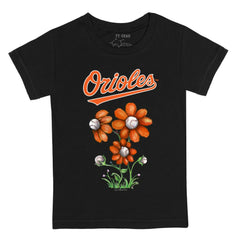Baltimore Orioles Tiny Turnip Youth Blooming Baseballs T-Shirt Outlet
