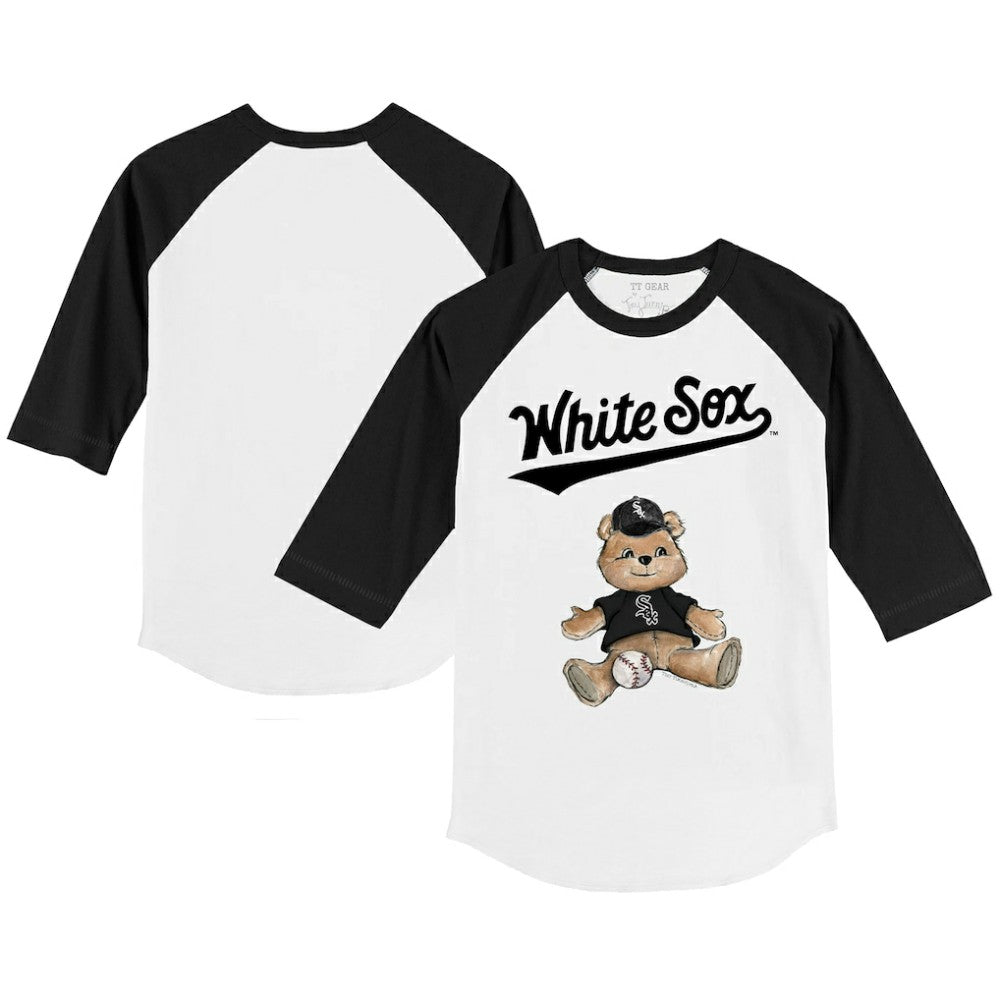 Chicago White Sox Tiny Turnip Youth Teddy Boy 3/4-Sleeve Raglan T-Shirt Near Me