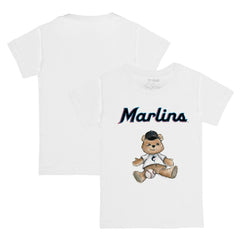 Miami Marlins Tiny Turnip Youth Teddy Boy T-Shirt Discount
