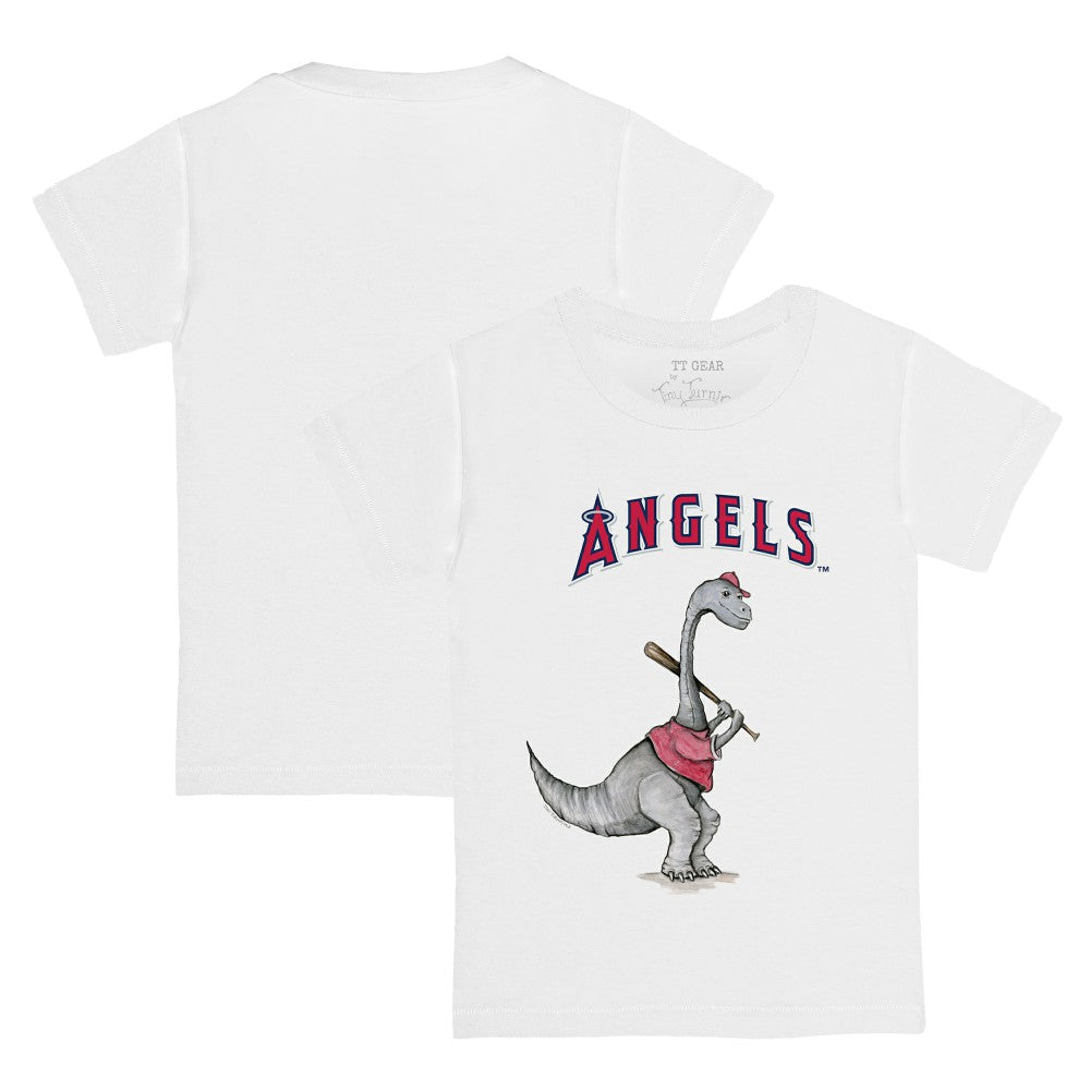 Los Angeles Angels Tiny Turnip Youth Bronto Logo T-Shirt Online