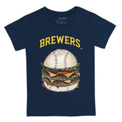Milwaukee Brewers Tiny Turnip Youth Burger T-Shirt Sale