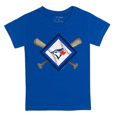 Toronto Blue Jays Tiny Turnip Youth Diamond Cross Bats T-Shirt Near Me