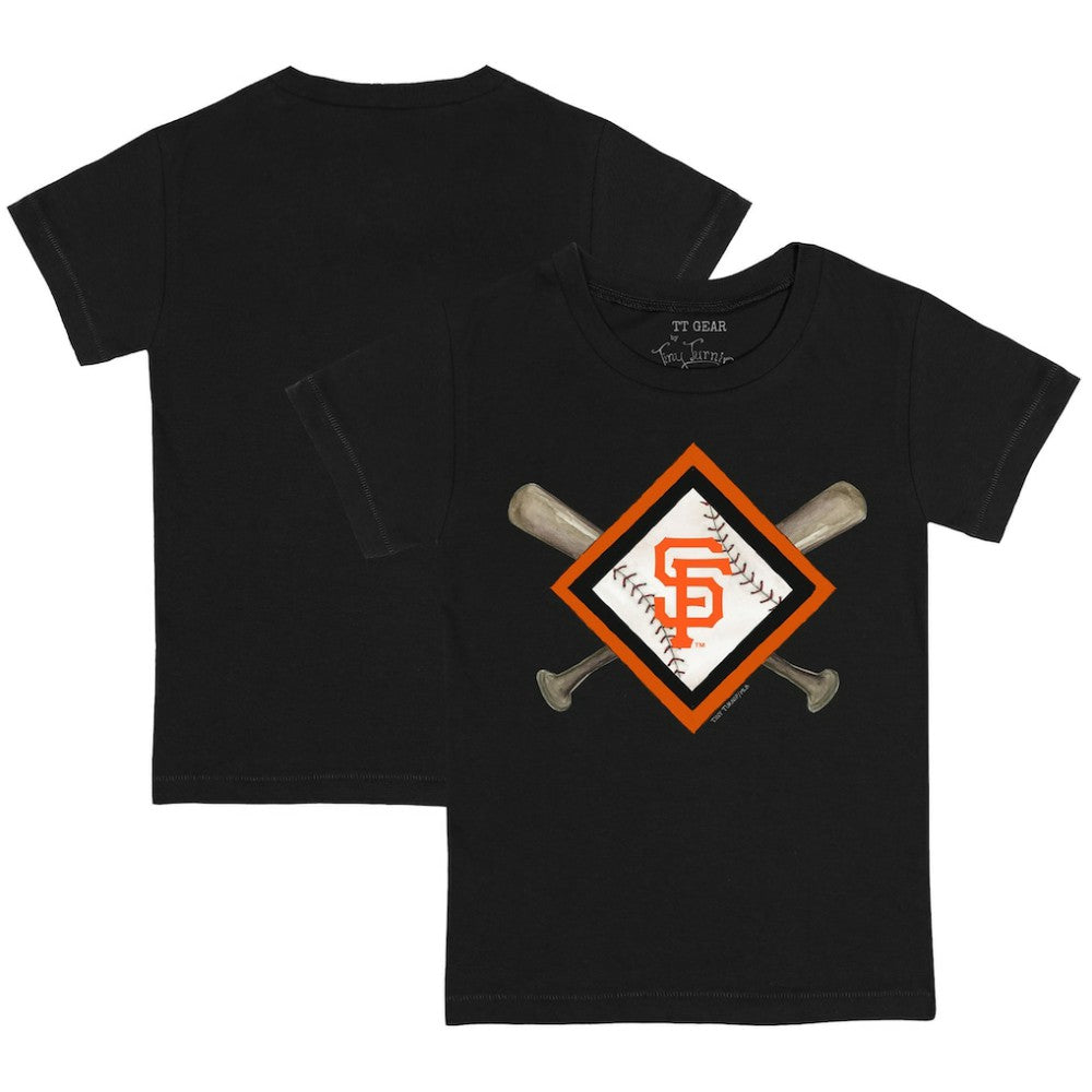 San Francisco Giants Tiny Turnip Youth Diamond Cross Bats T-Shirt Online