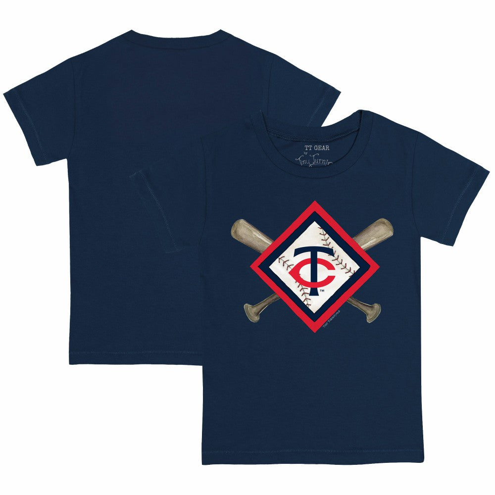 Minnesota Twins Tiny Turnip Youth Diamond Cross Bats T-Shirt Online