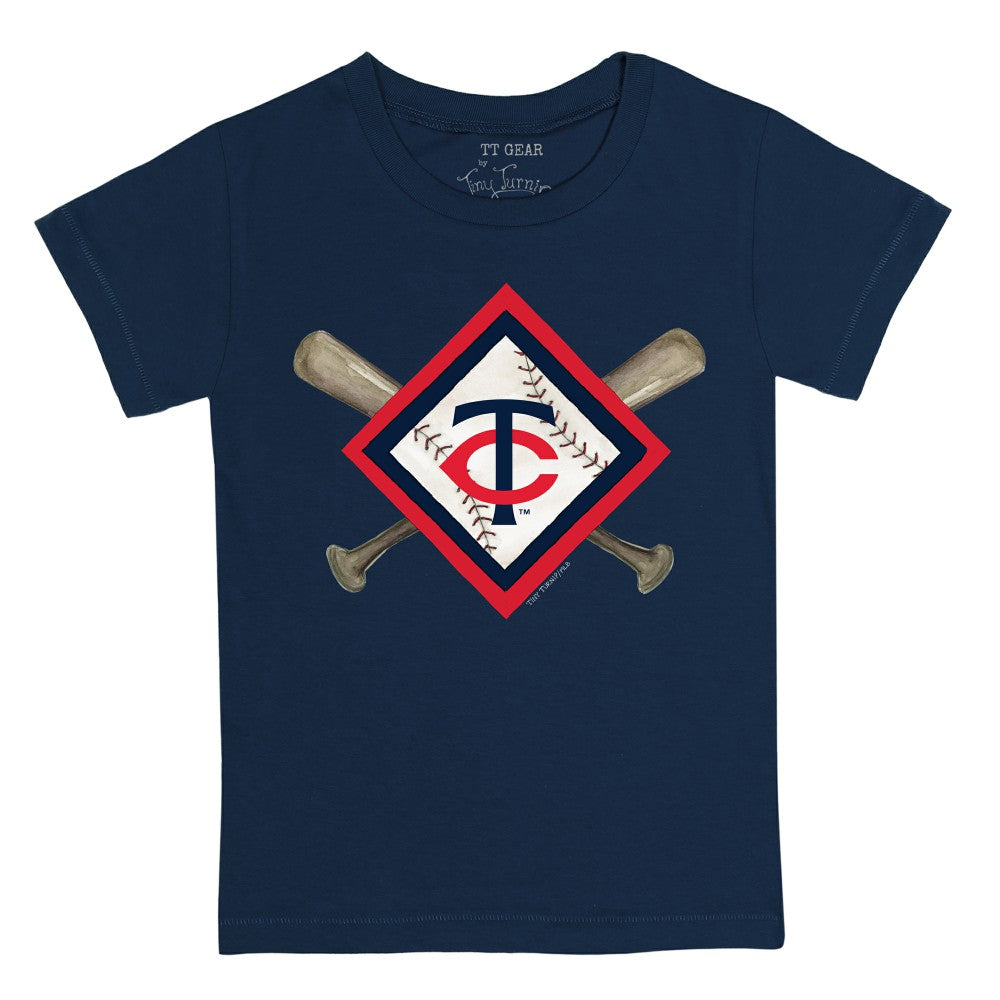 Minnesota Twins Tiny Turnip Youth Diamond Cross Bats T-Shirt Online