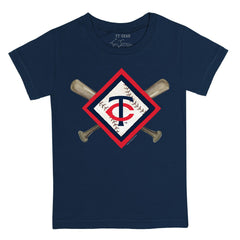Minnesota Twins Tiny Turnip Youth Diamond Cross Bats T-Shirt Online