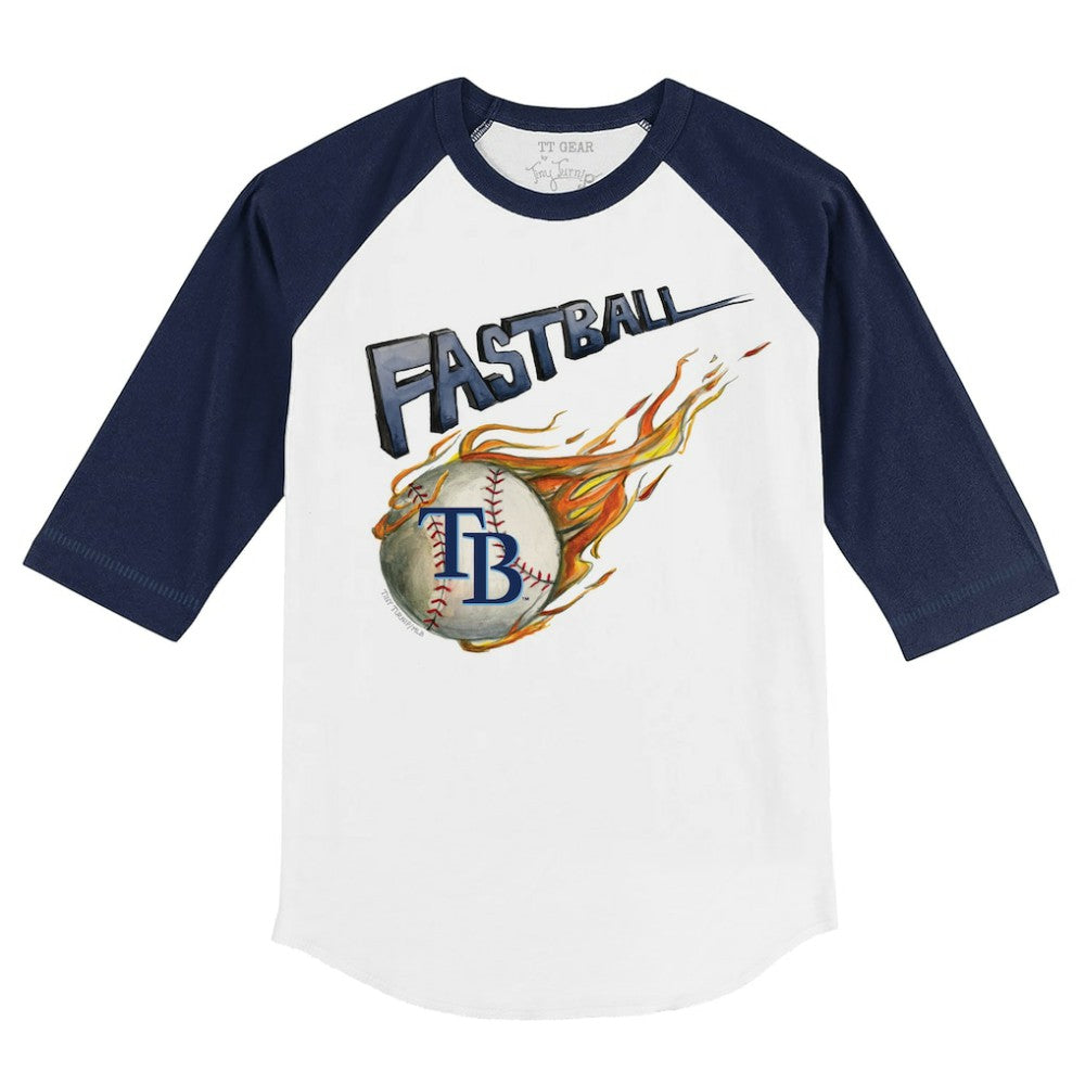 Tampa Bay Rays Tiny Turnip Youth Fastball 3/4-Sleeve Raglan T-Shirt Outlet
